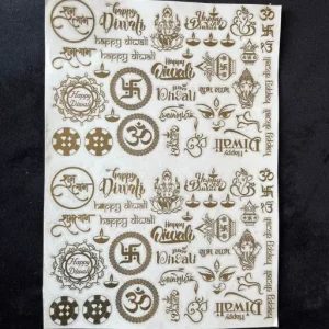 Gold Foil Stickers 6(20 pieces)