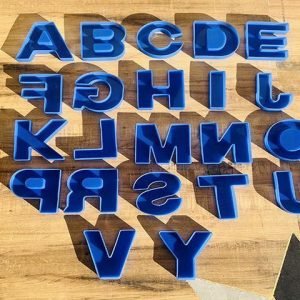 6" ALPHABET MOLD (Full Set)
