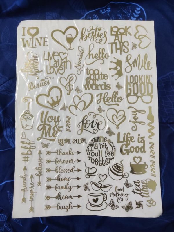 GOLDEN STICKER 6
