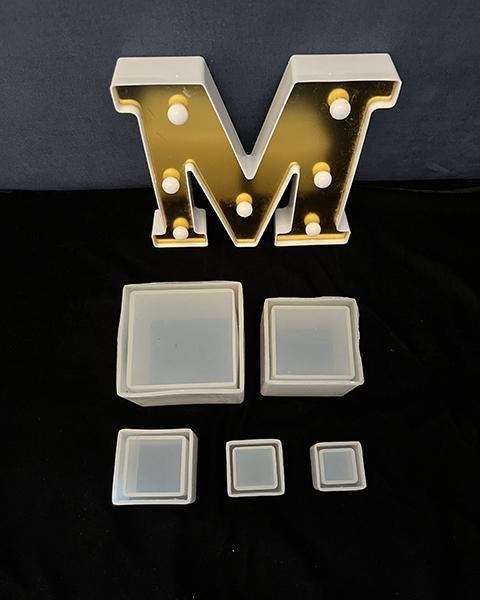 5 IN 1 CUBE SILICON MOLD