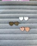 12 MM HEART STUD