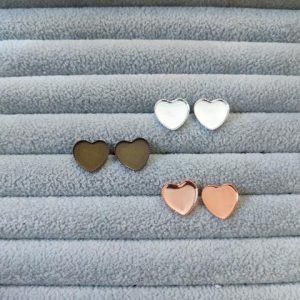 12 MM HEART STUD
