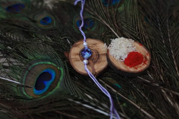 Purple Lunar Rakhi Glow in Dark