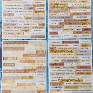 4 in 1 Sticker Set