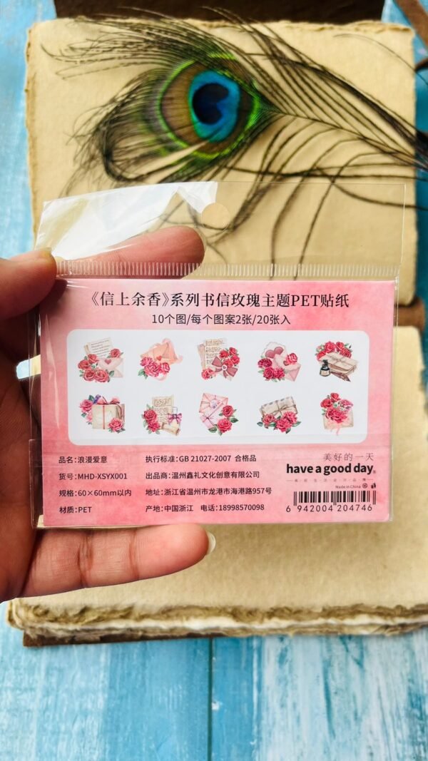 Gold Foil Stickers 5(20 pieces)