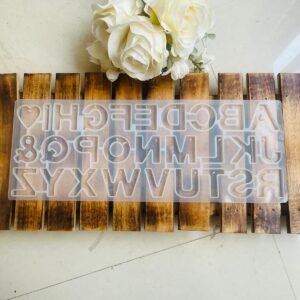 Back Pouring alphabet Mold
