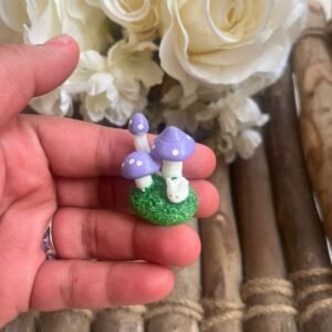 Purple Mushroom Minature 1