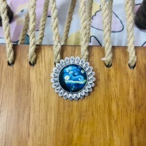Glow in dark Brooch(Silver)