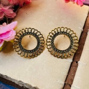 Oxidised jhumka 28(Golden)