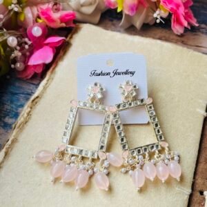 Chaand Baliyaan 16(Baby pink)