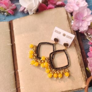 Oxidised Jhumka 51(Golden Yellow)