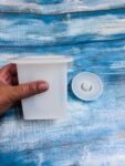 Liquid soap holder square